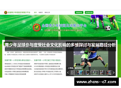 青少年足球参与度受社会文化影响的多维探讨与发展路径分析